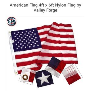 American Flag 4ft x 6ft Nylon Flag by Valley Forge